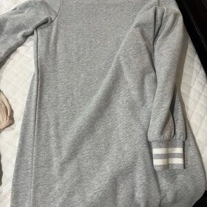 Gray Long Sleeve Dress